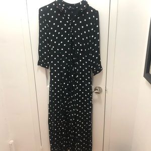 ZARA- Polka dot maxi dress